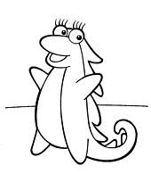 coloriage verra le varan amie de dora